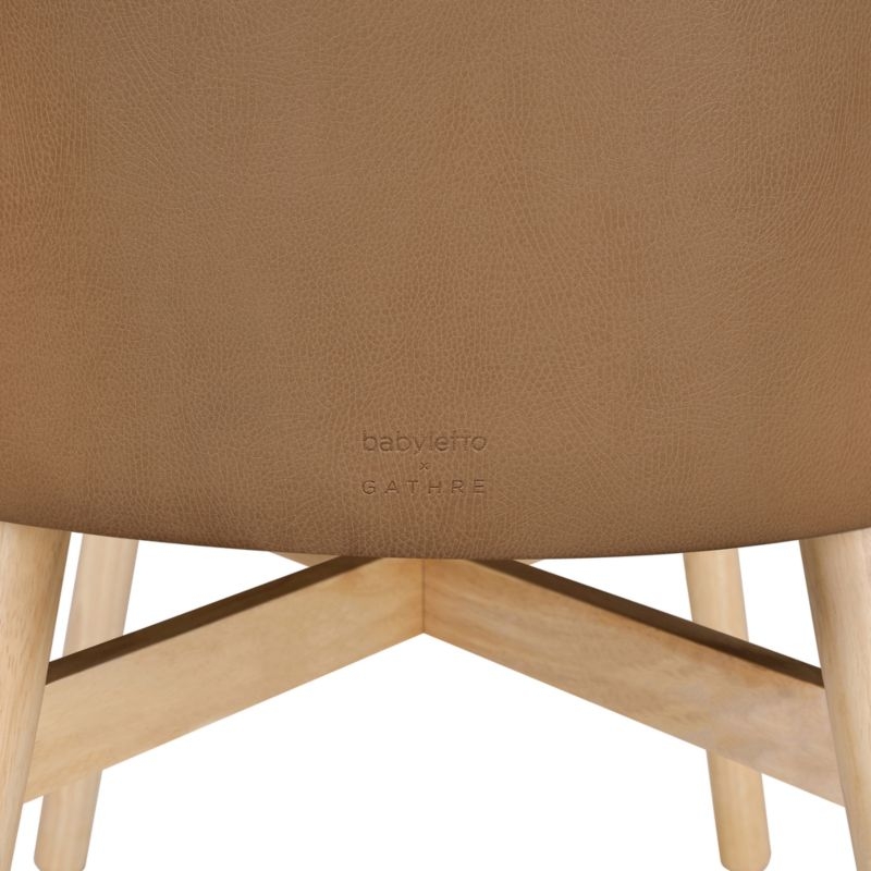 Babyletto X Gathre Capsule Camel Brown Baby Bassinet - Image 10