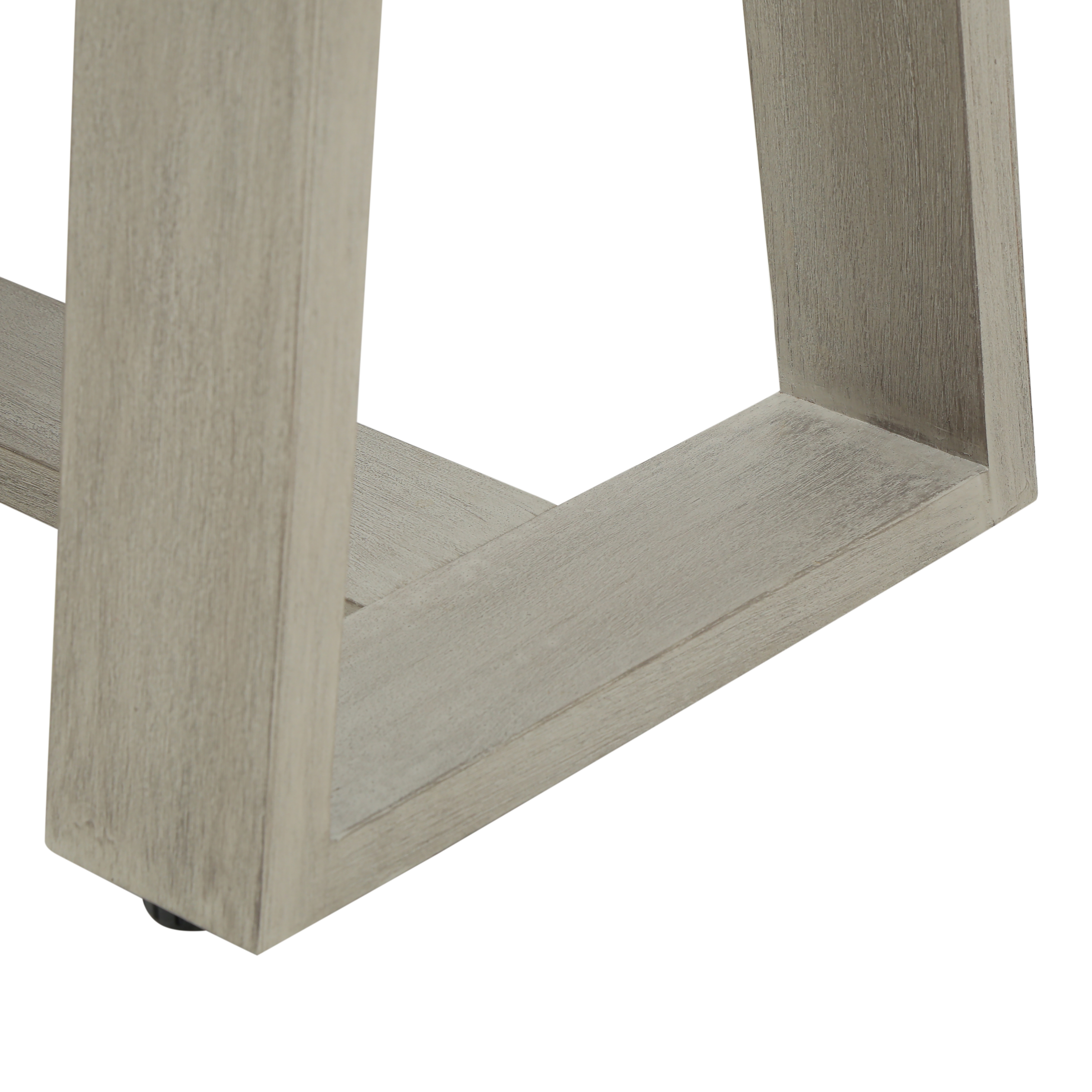 Atherton Outdoor Dining Bench - Weathered Grey-FSC - Image 1