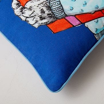 Dapper Snow Leopard Pillow Cover, 20"x20", Multi - Image 2