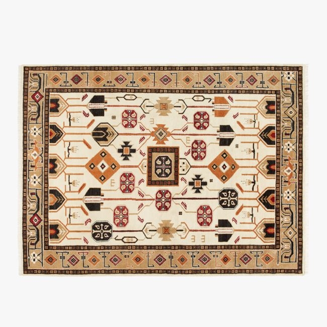 Eros Hand-Knotted Brown Rug 9'x12' - Image 0