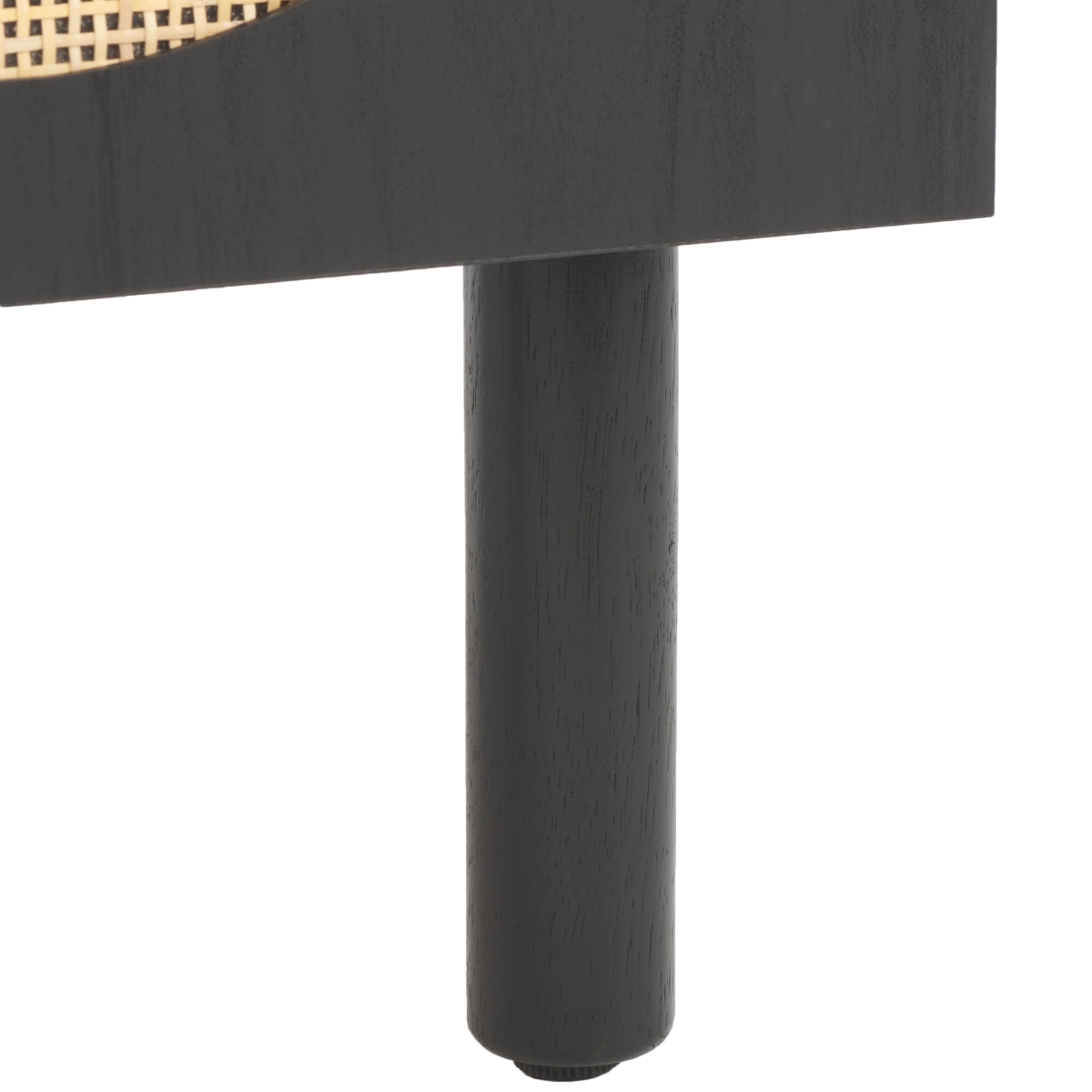 Ophelia 1 Door Night Stand - Black / Natural - Safavieh - Image 3