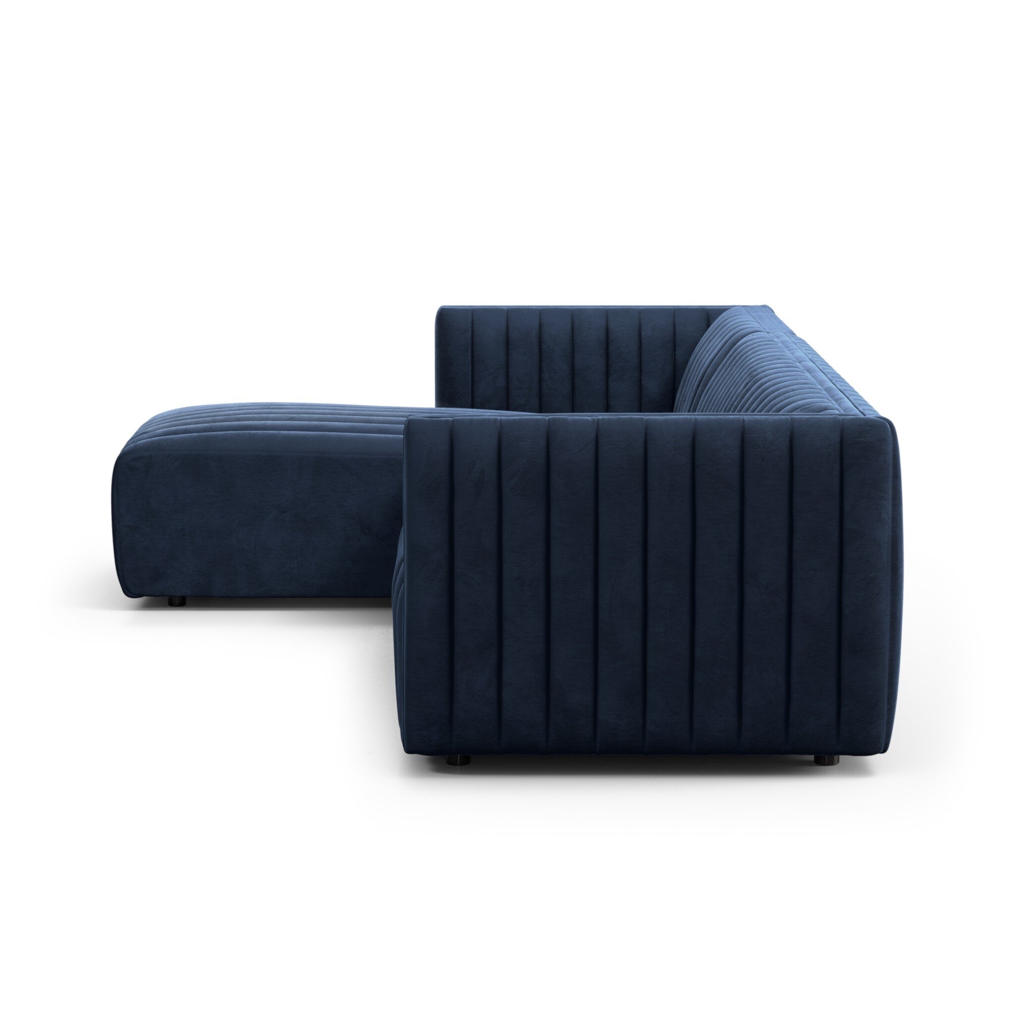 Augustine 2-Piece Sectional - Sapphire Navy - Image 4