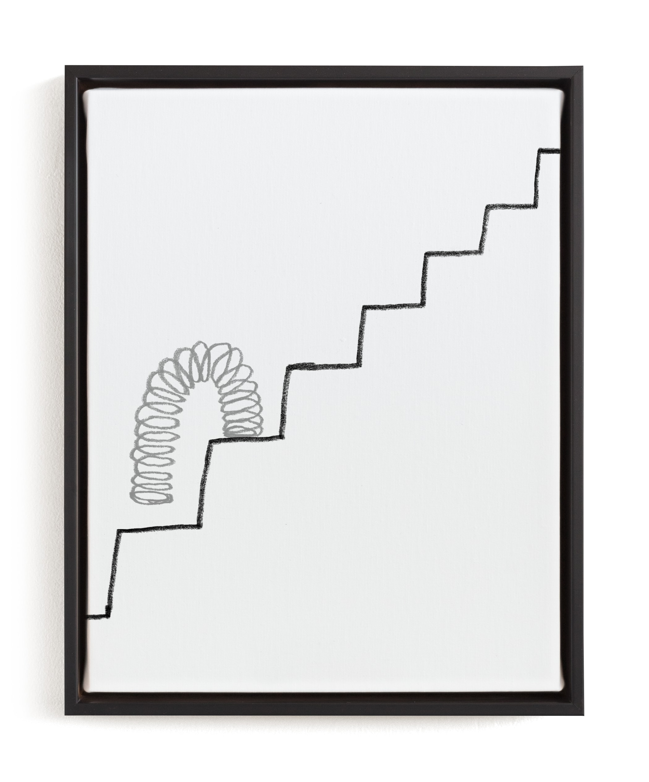 Slinky On The Stairs Limited Edition Fine Art Print 1 - Image 0
