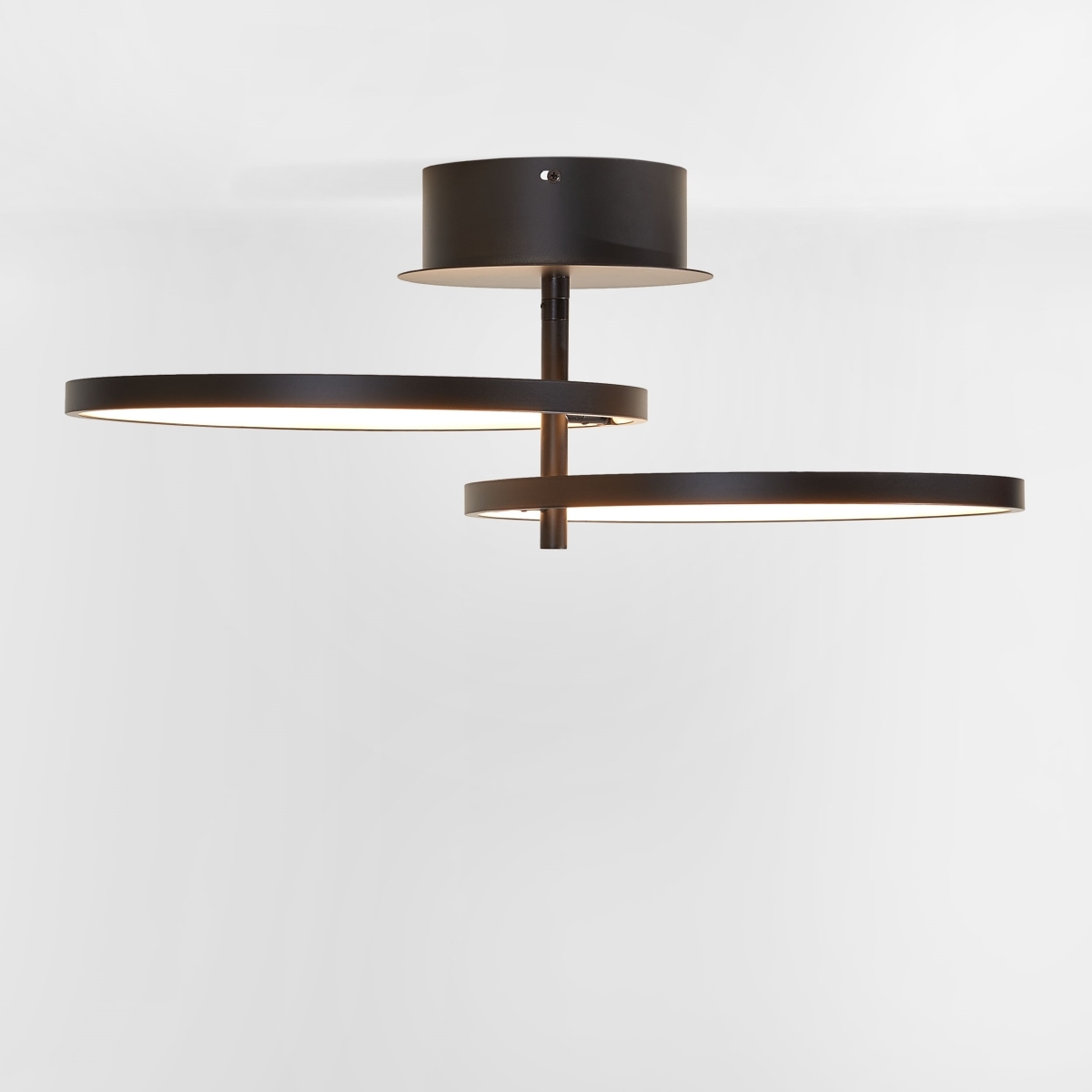 Reyah Led 11.75"Flush Mount - Matte Black - Safavieh - Image 8