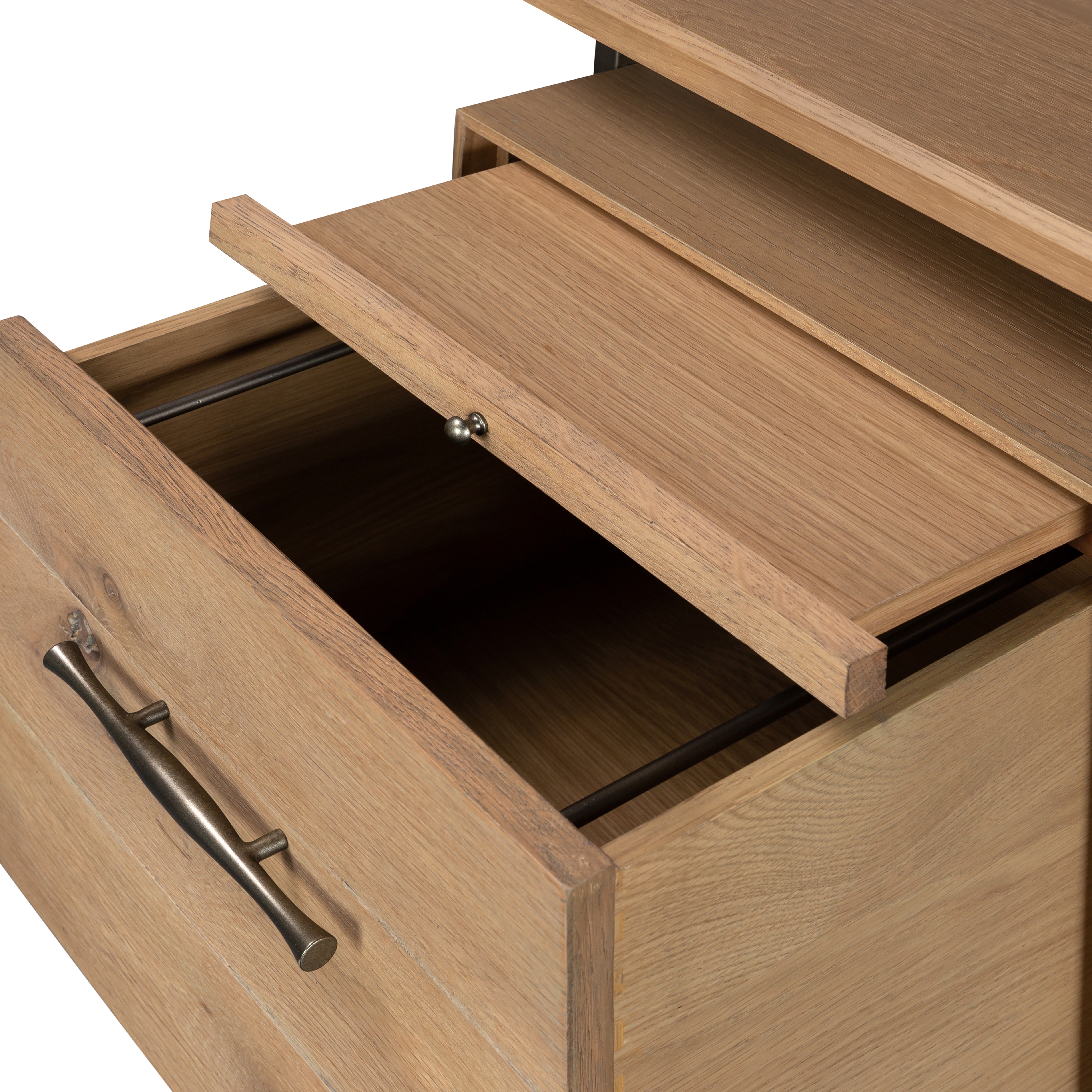 Lauren Desk-Natural Oak Solid - Image 9