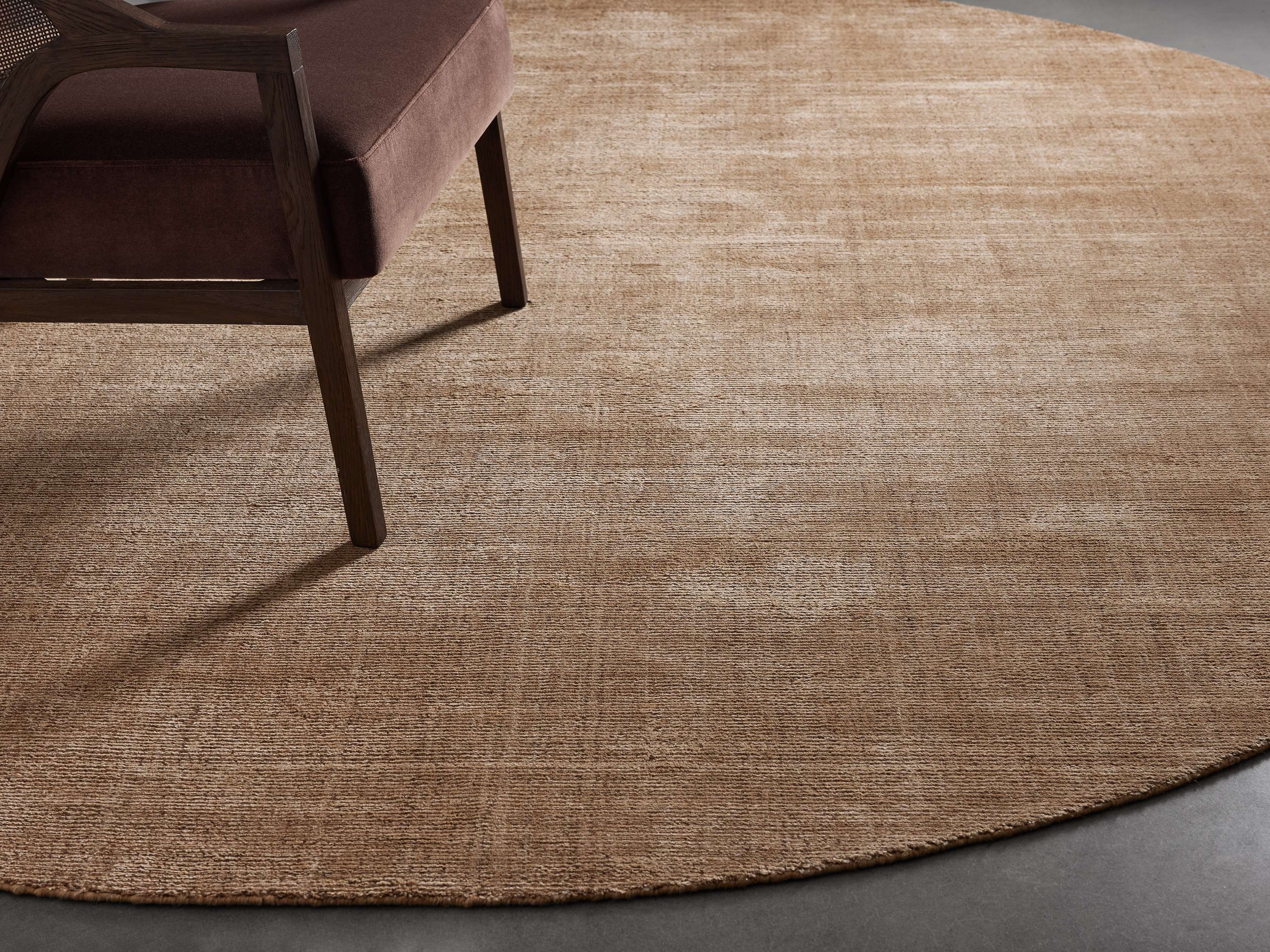 Lanning Round Rug in Wool 8' Natural   - Image 0