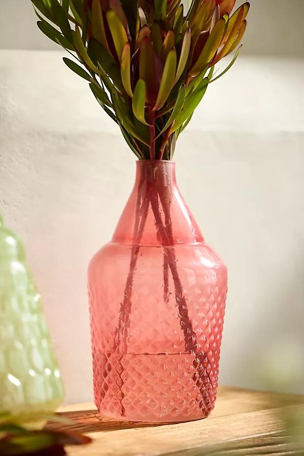 Recycled Glass Vase, Peach - Image 0