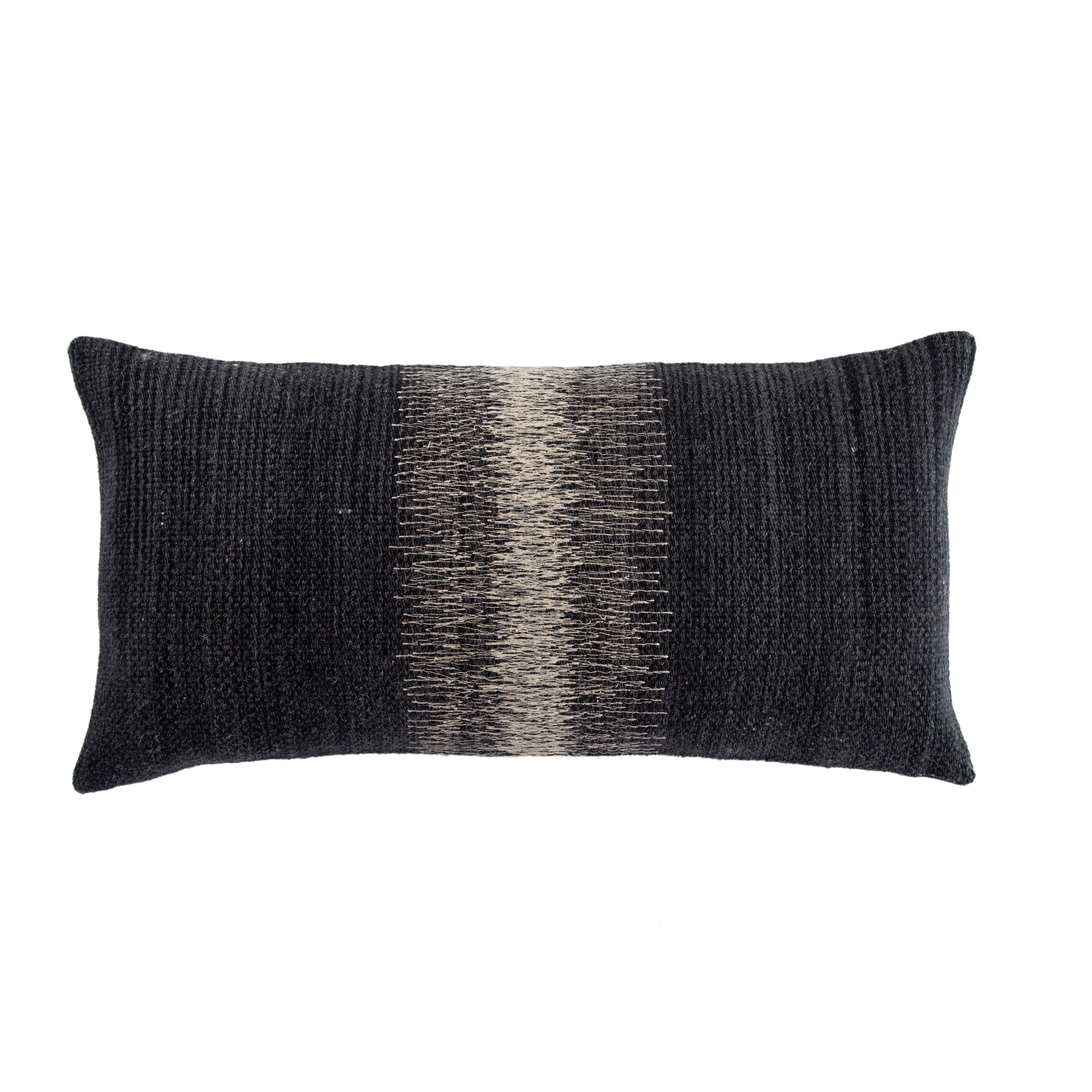 Design (US) Black 12"X24" Pillow - Image 0