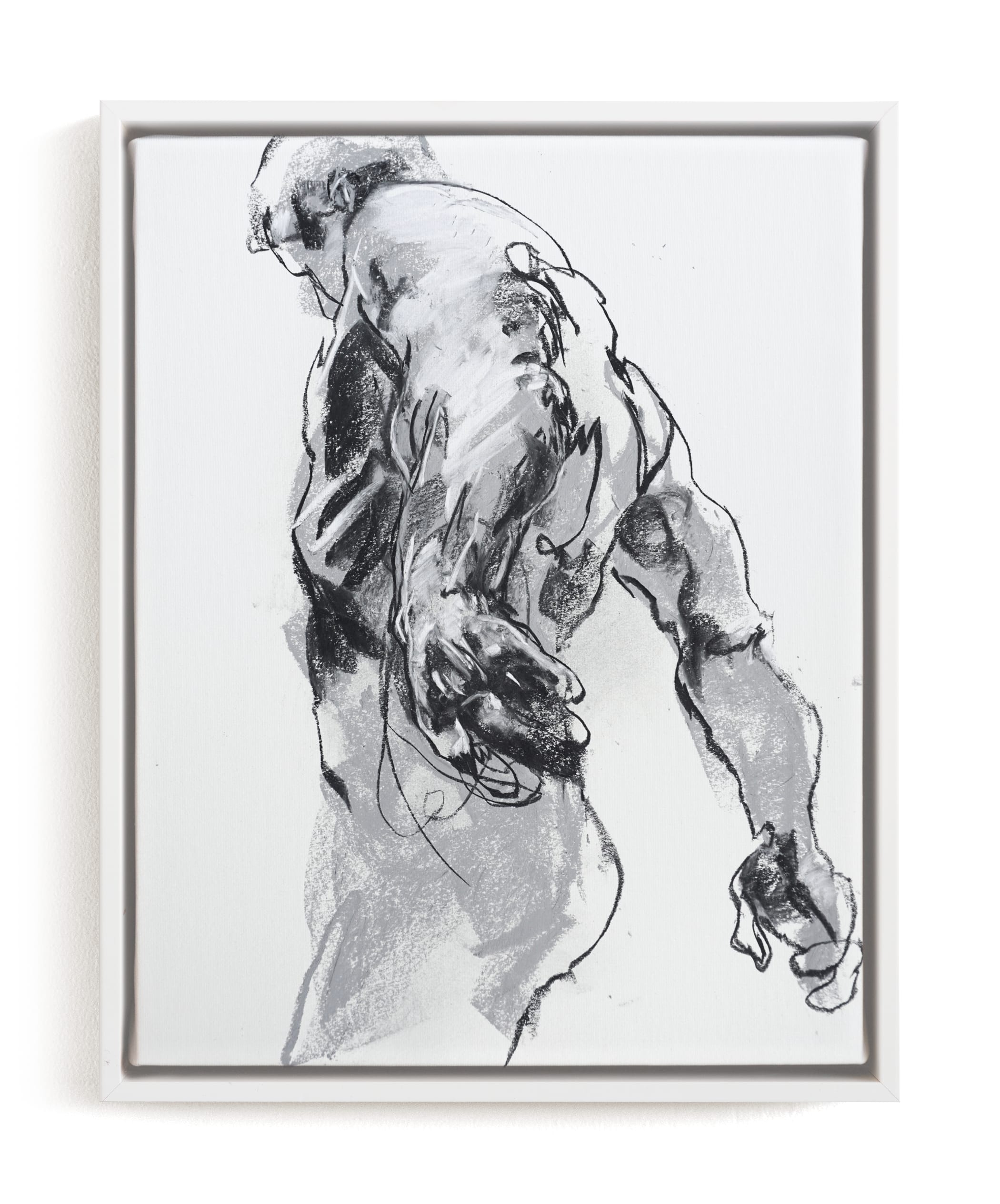 Drawing 369 - Standing Man Limited Edition Fine Art Print 1 - Image 0