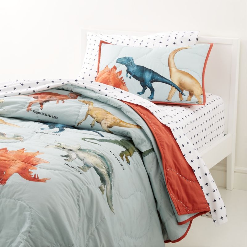 Kids Organic Indigo Plus Sign Full Sheet Set - Image 2