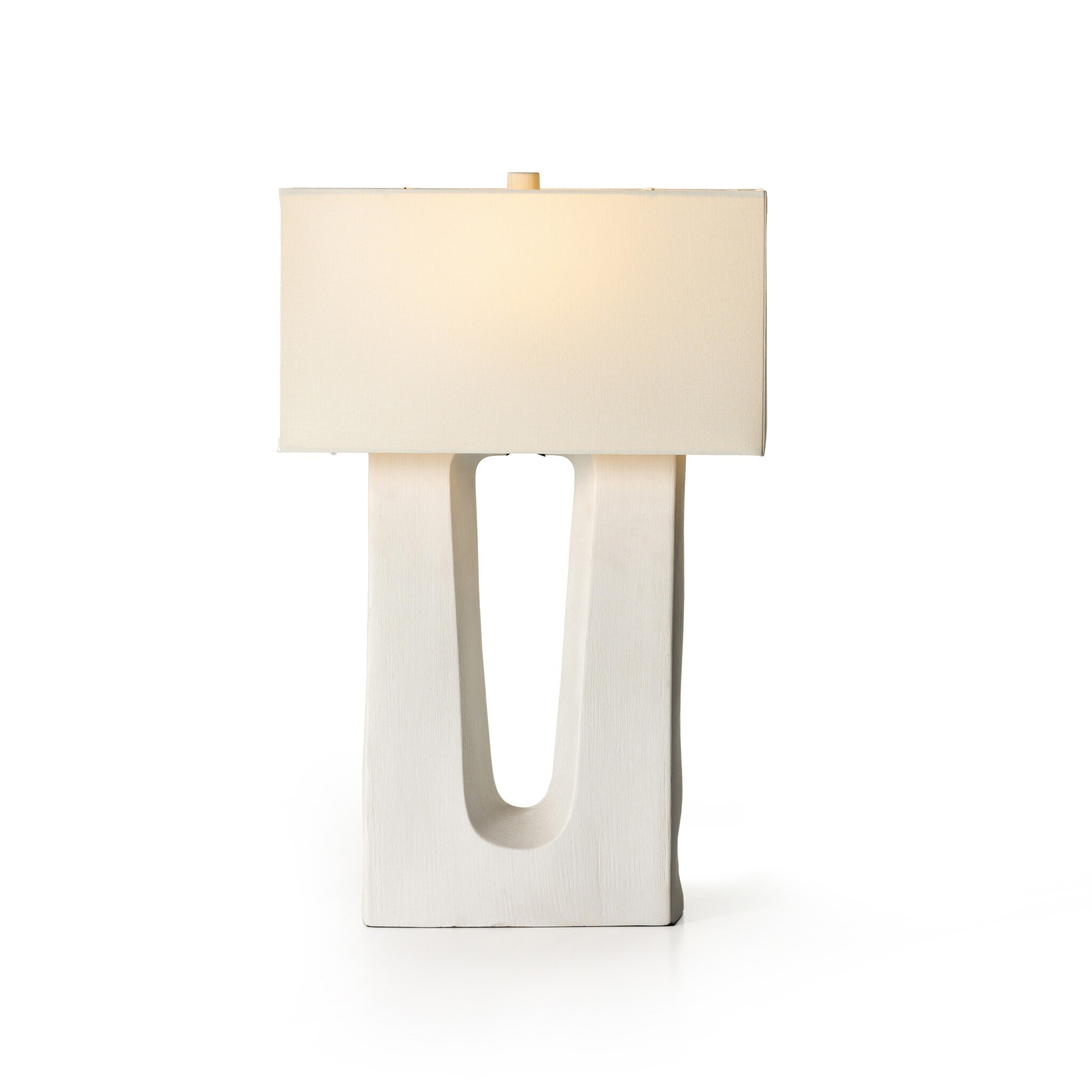 Cuit Table Lamp - Matte White Porcelain Ceramic - Image 2