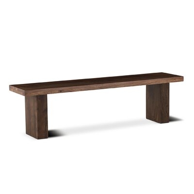 Esden Modern Sheesham Wood Bench - Image 0