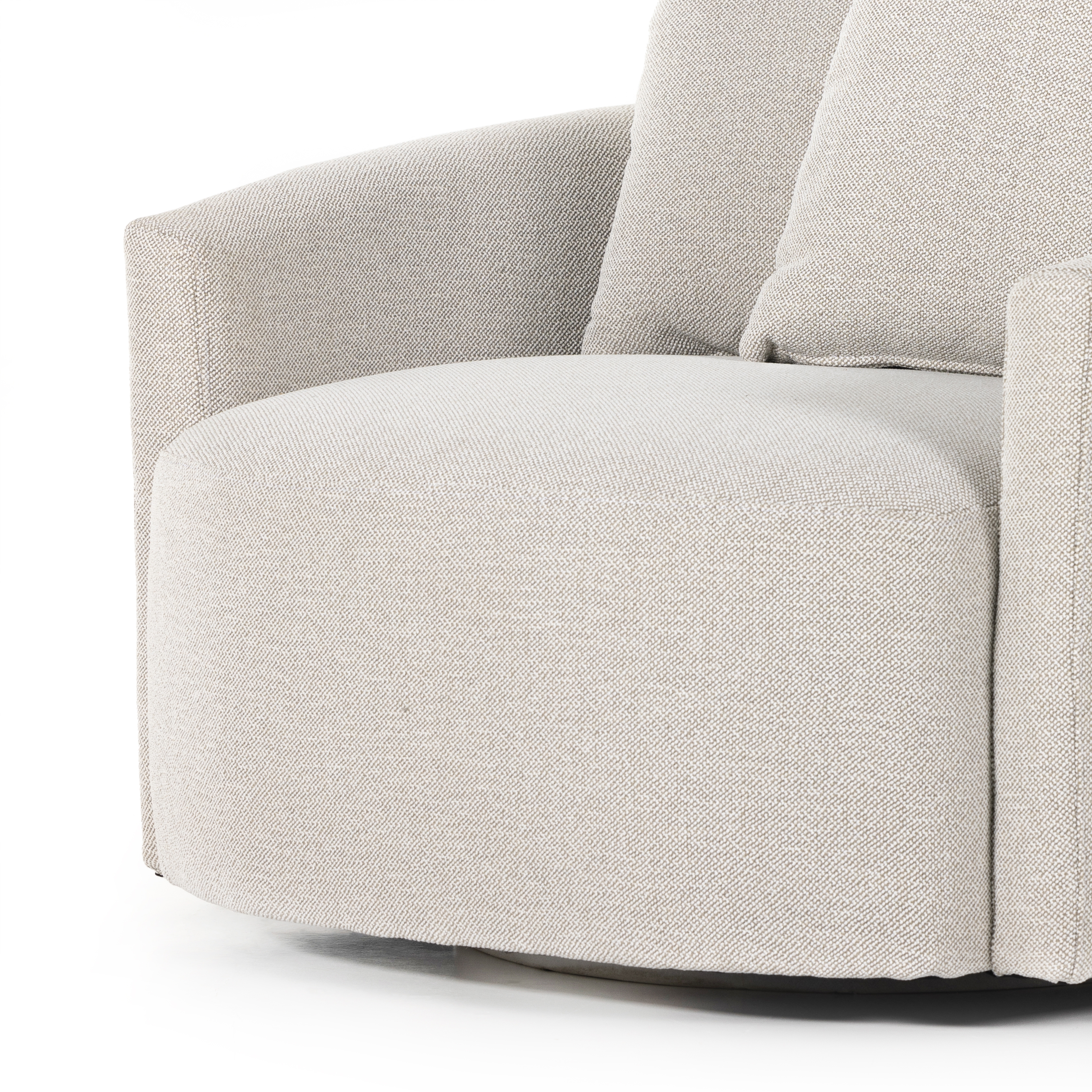 Chloe Swivel Chair - Delta Bisque - Image 9