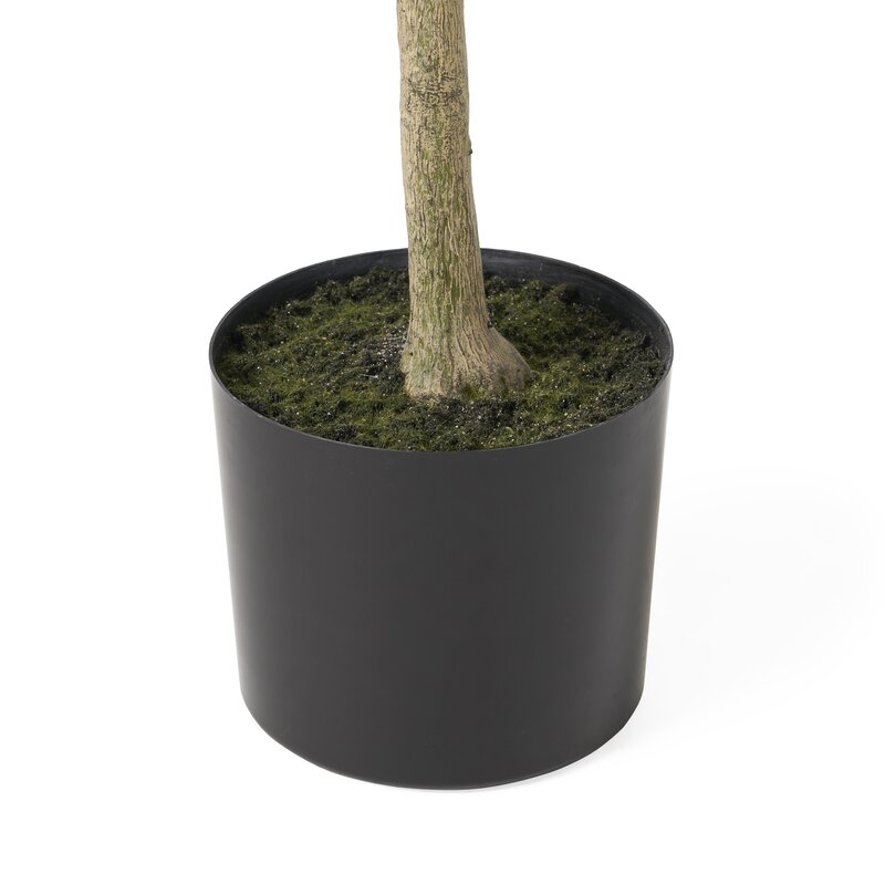 Faux Olive Tree in Pot - Image 3