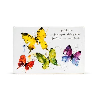 Flock Of Butterflies Plaque - Image 0