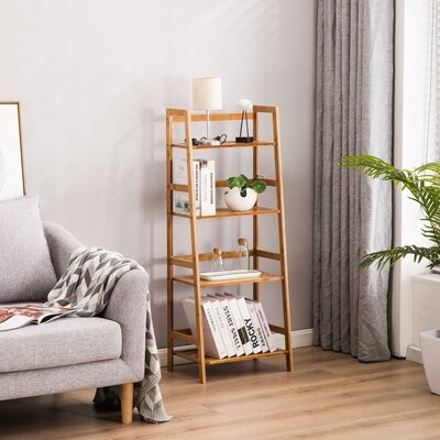 Gober Bamboo Ladder Bookcase - Image 0
