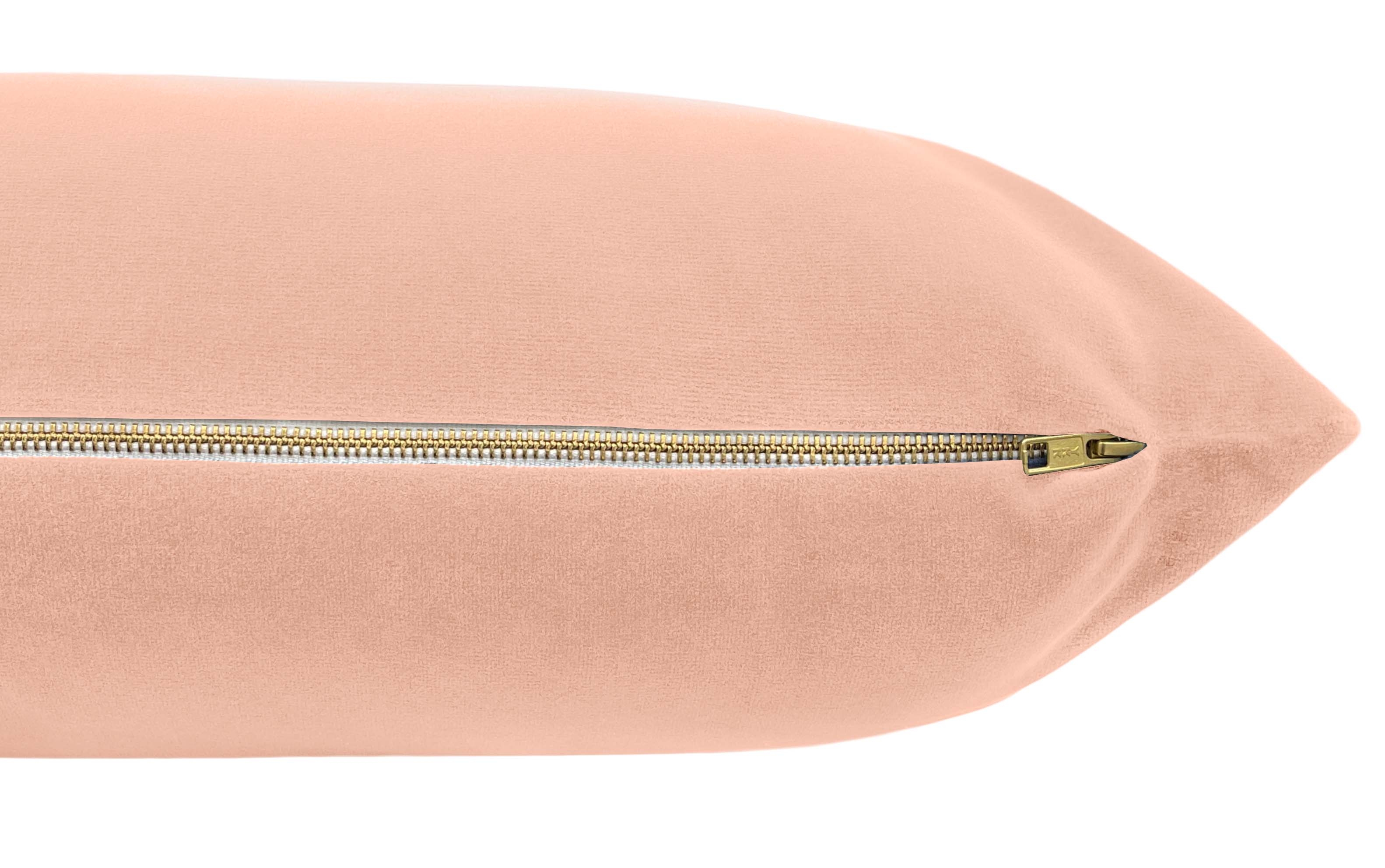 THE XL LUMBAR :: SIGNATURE VELVET // BLUSH - 14" X 48" - Image 1