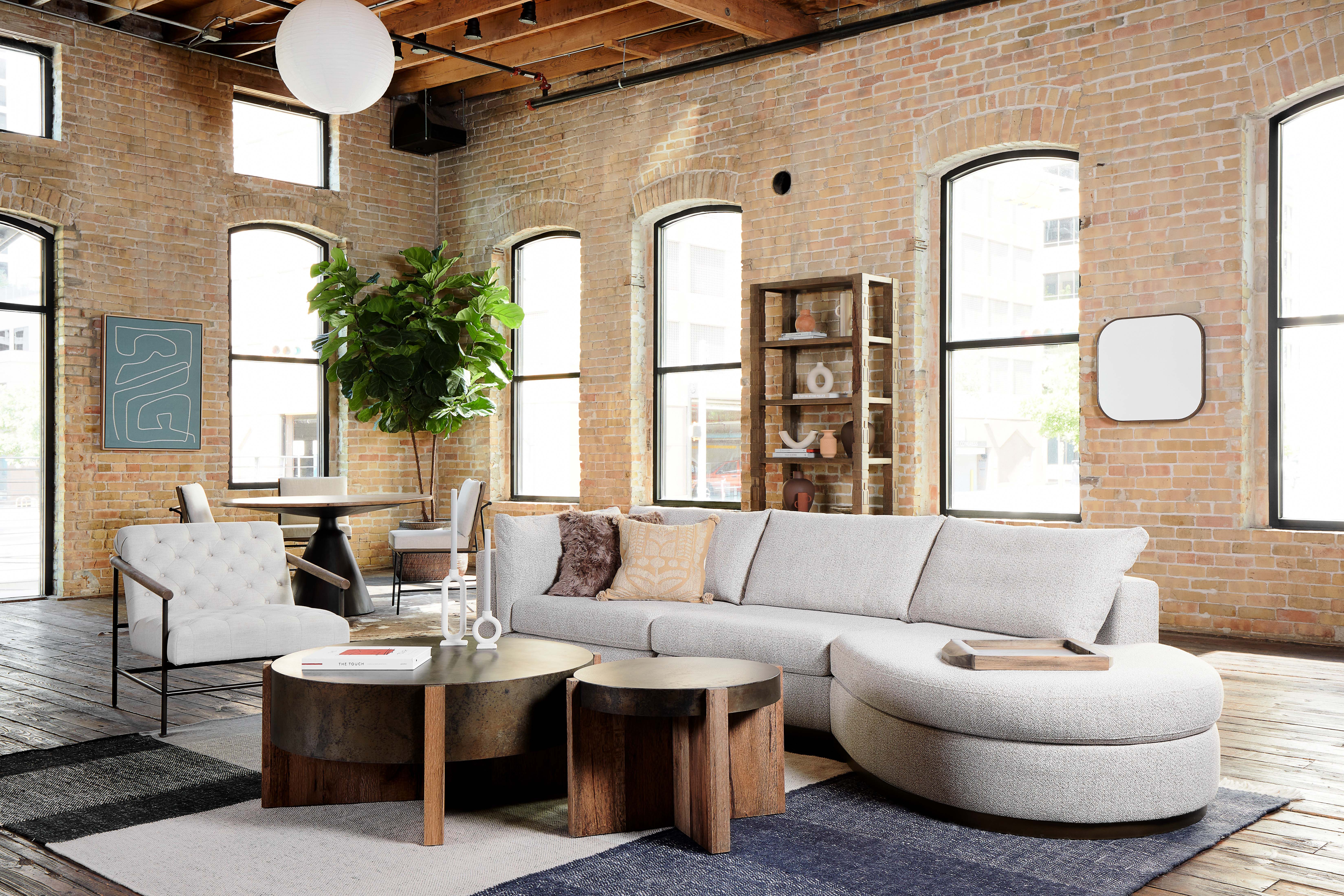 Bingham End Table - Rustic Oak Veneer - Image 2