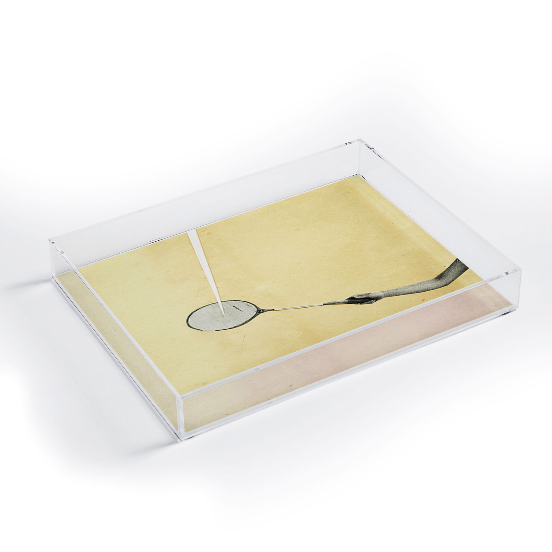 Tennis I by Cassia Beck - Acrylic Tray Medium 15.5" x 12" - Image 1