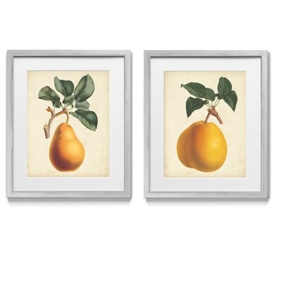 Simple Pears - 2 Piece Picture Frame Graphic Art Print Set on Paper - Image 0