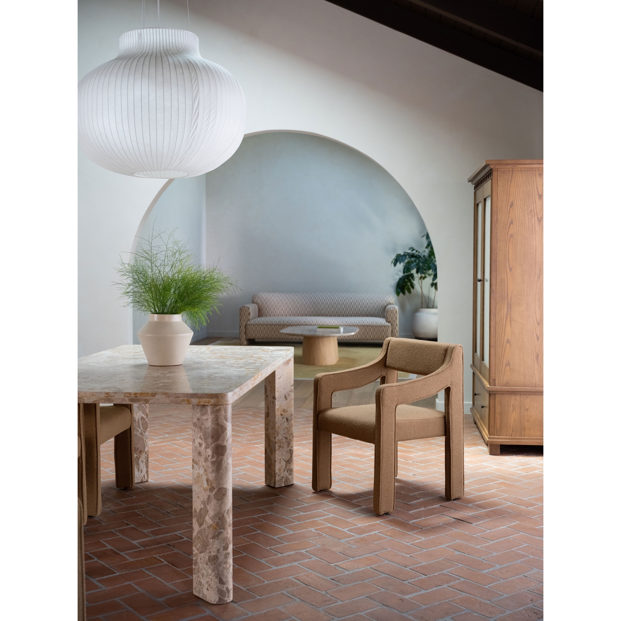 Elise Dining Chair Ochre - Image 9