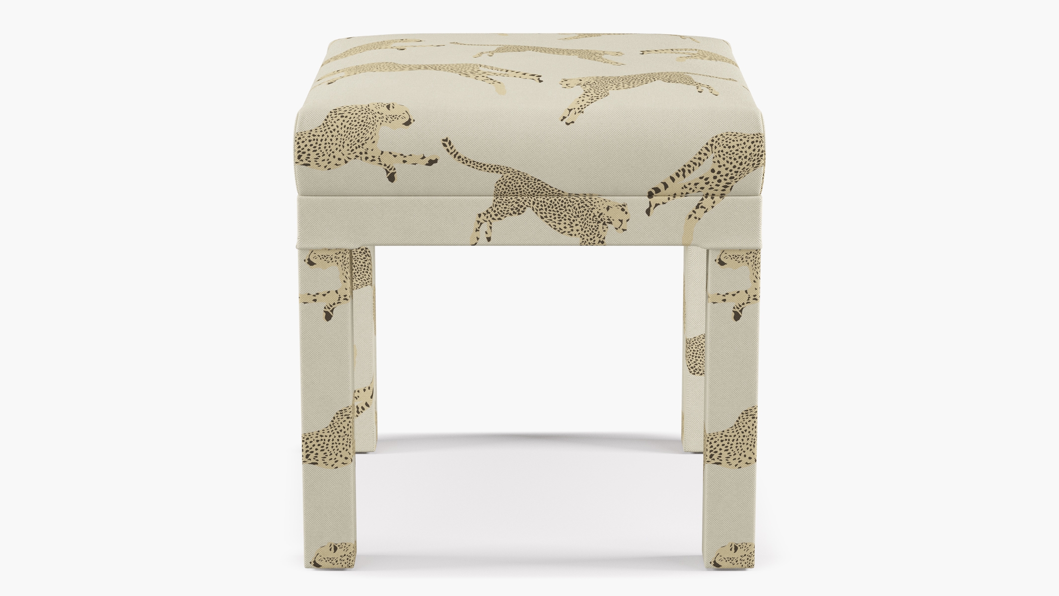 Parsons Ottoman, Desert Cheetah - Image 0
