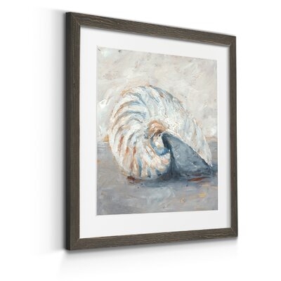 Blue Shell Study I - Picture Frame Print On Paper - Image 0