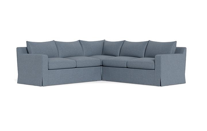 Sloan Slipcovered Corner 4-Seat Sectional Sofa - Image 1