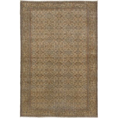 One-of-a-Kind Sighfrith Hand-Knotted 1970s Keisari Beige/Brown 6'5" x 9'5" Wool Area Rug - Image 0