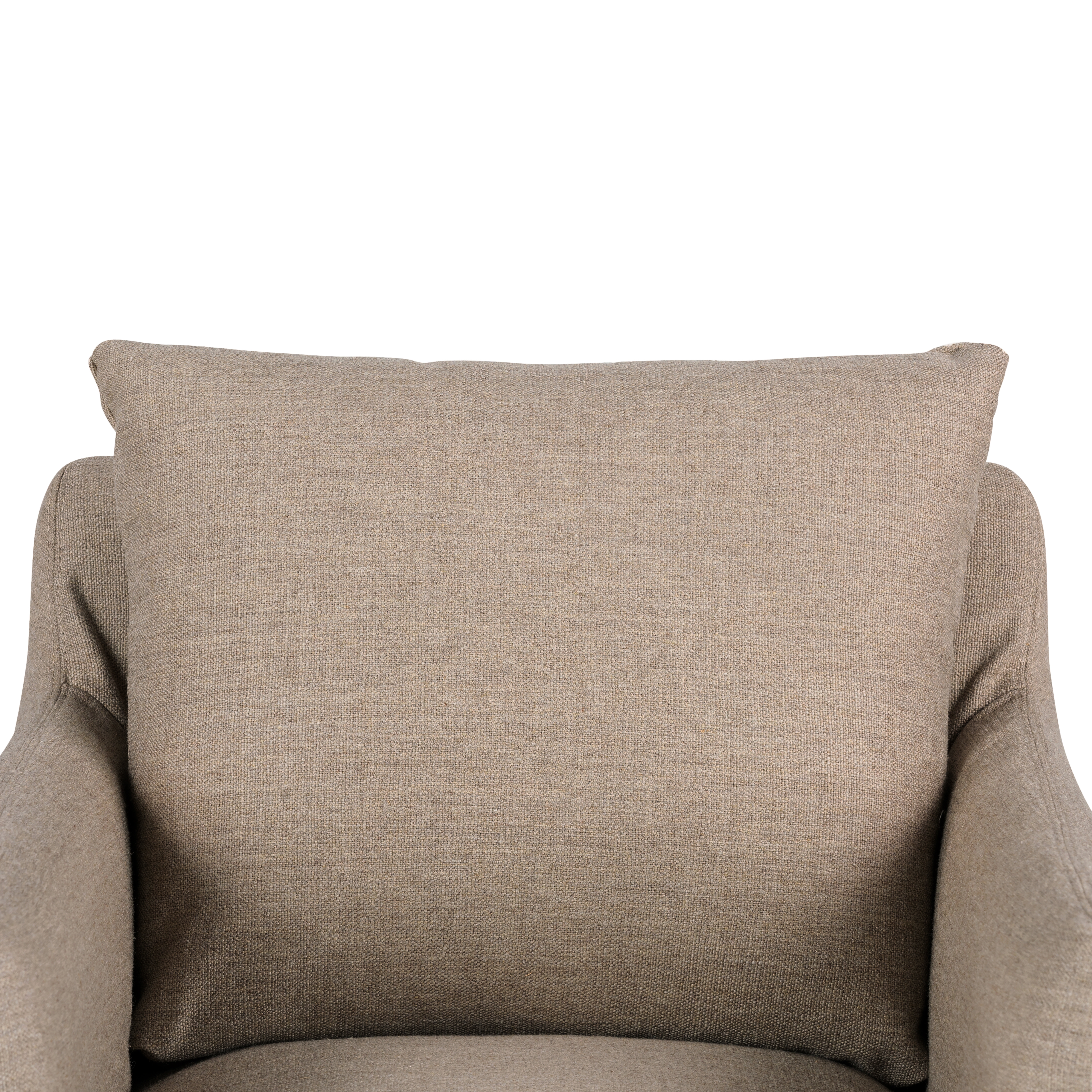 Banks Slipcover Swivel Chair - Alcala Taupe - Image 2
