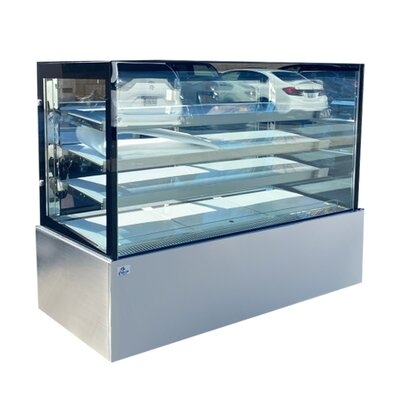 NSF 72" Wide Square Refrigerated Bakery Display Case - Image 0