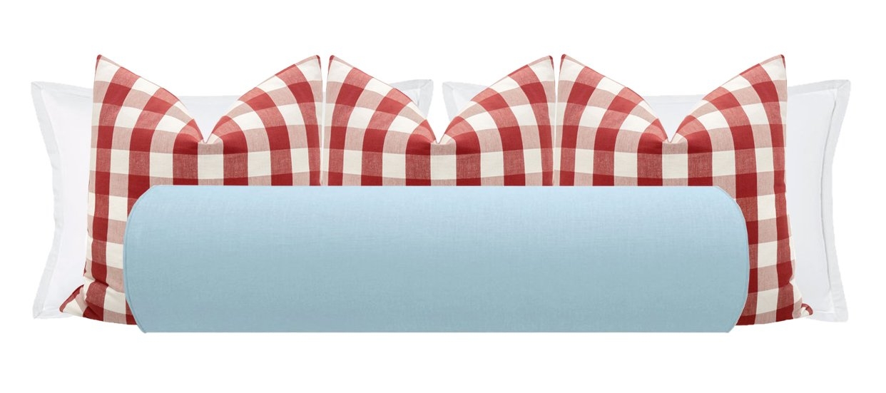 CHARLESTON CHECK // APPLE RED - BY THE YARD - Image 4