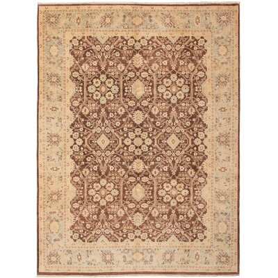 One-of-a-Kind Ingrassia Hand-Knotted 2010s Chobi Copper/Cream 9' x 11'10" Wool Area Rug - Image 0