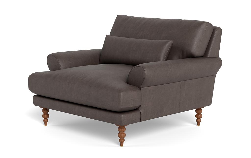 Maxwell Leather Accent Chair by Apartment Therapy - Image 2