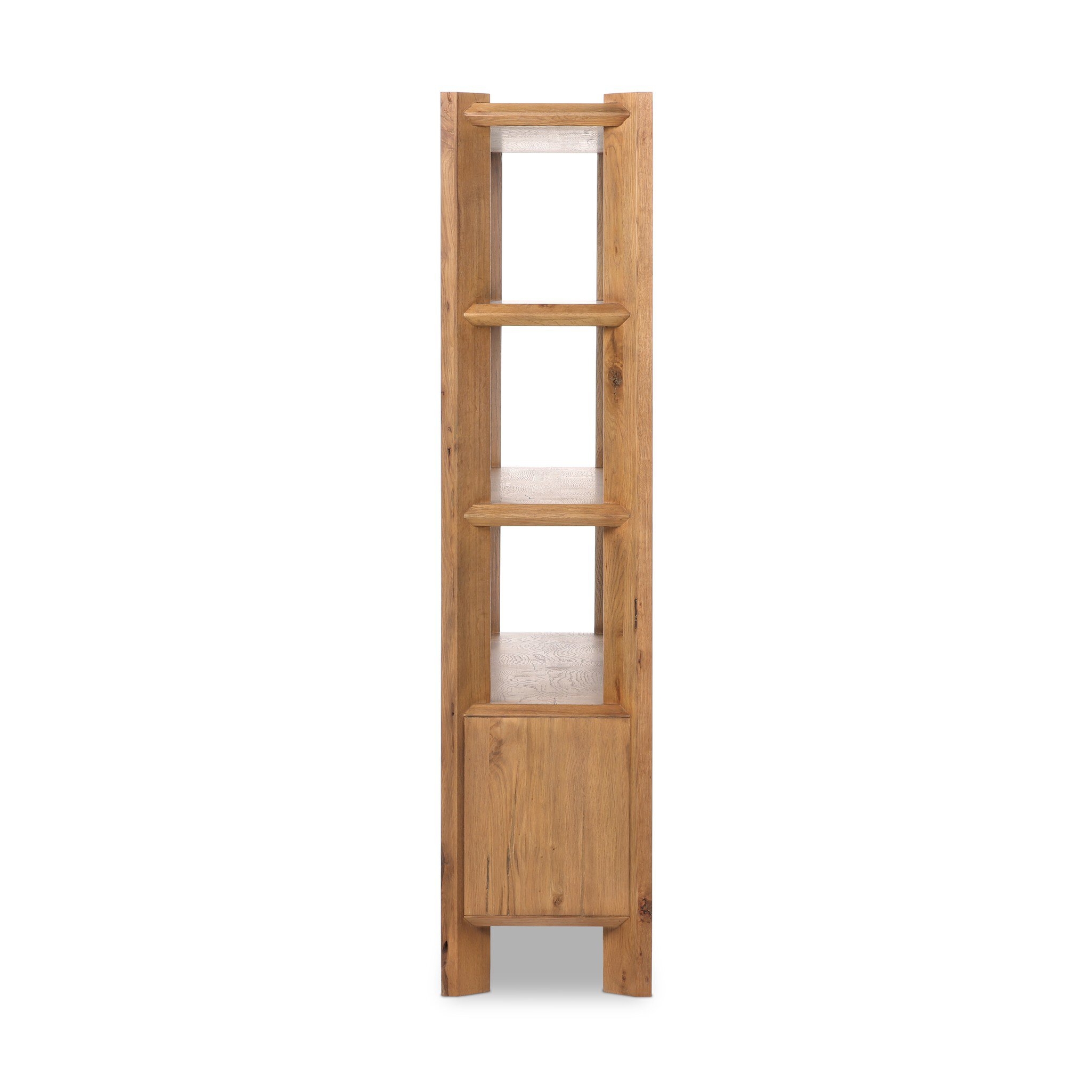 Orwin Wide Bookshelf - Worn Oak - Image 2