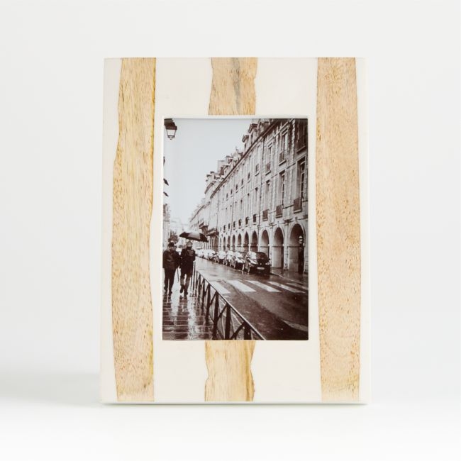 Zuri Striped Picture Frame 4x6 - Image 0