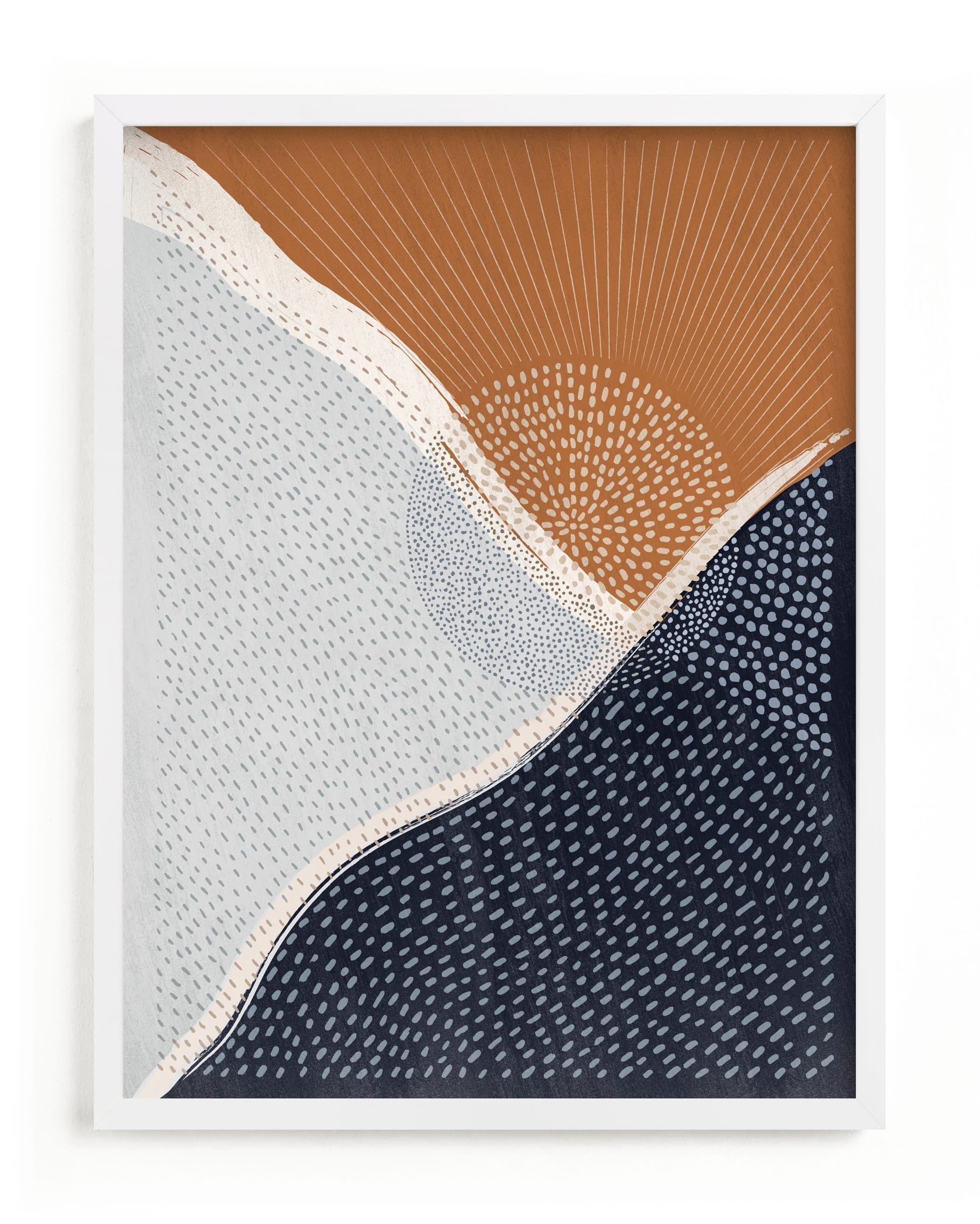 Sunset Over The Mountains Open Edition Fine Art Print - Image 0