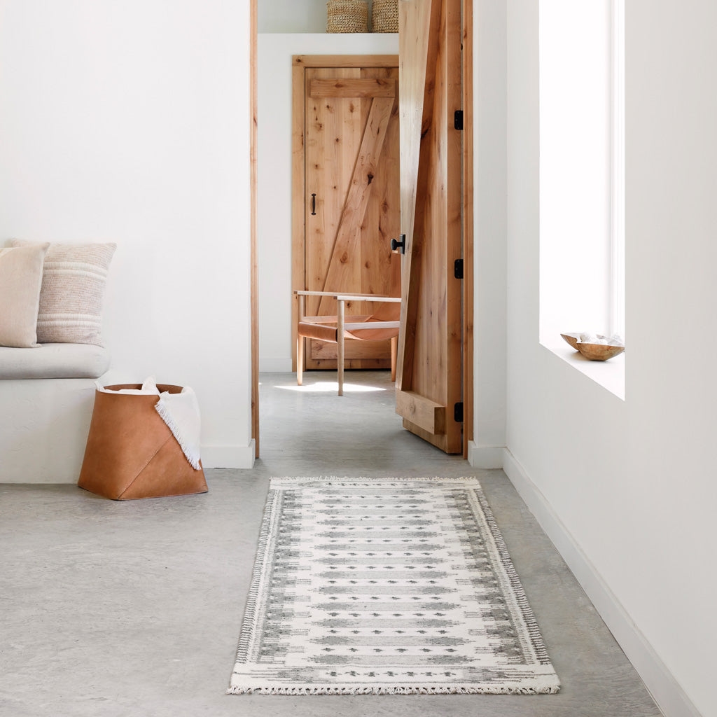 The Citizenry Asha Handwoven Area Rug | 9' x 12' | Grey - Image 7