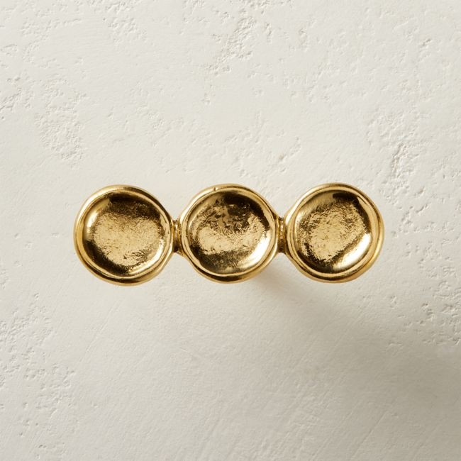 Button Brass Knob - Image 0