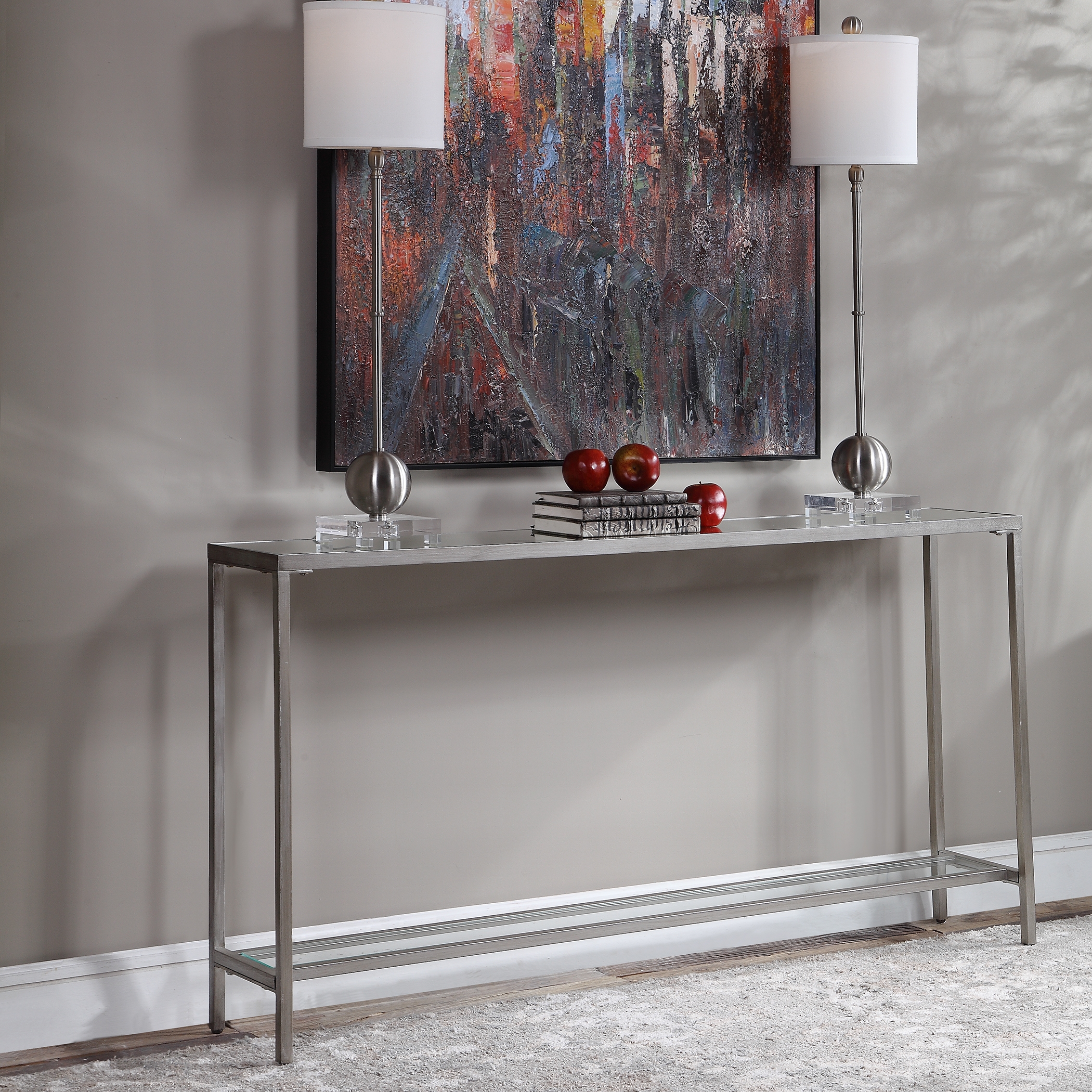 Hayley Silver Console Table - Image 3