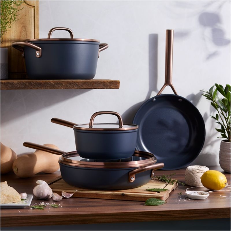 ZWILLING ® Milano Navy Ceramic Non-Stick 7-Piece Cookware Set - Image 3