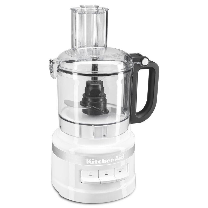 KitchenAid Easy Store 7-Cup Electric Food Processor Color: White - Image 0