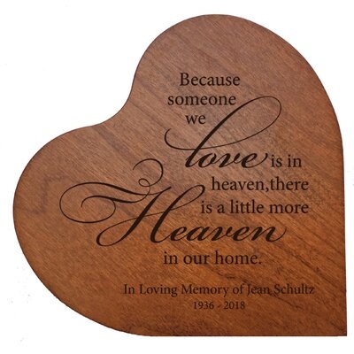 Because Someone We Love is in Heaven Heart Block - Image 0