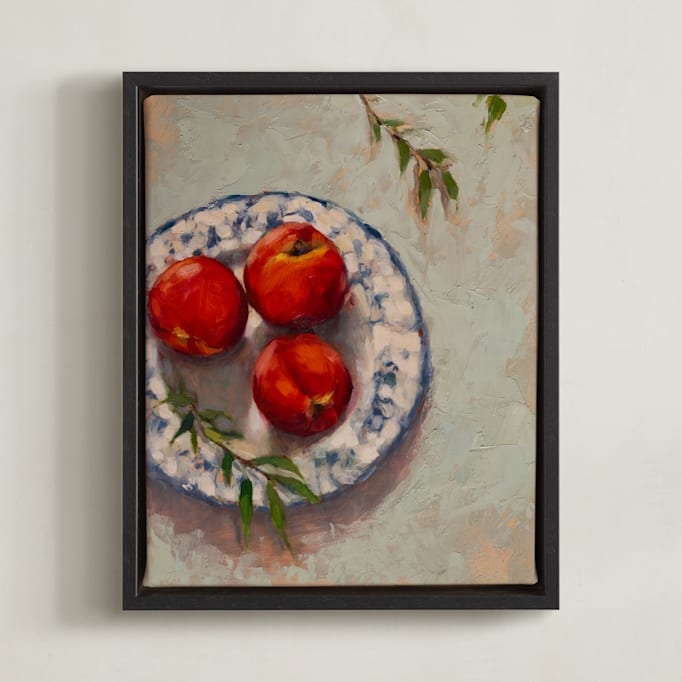 Peaches On A Plate Limited Edition Fine Art Print 2 - Image 0