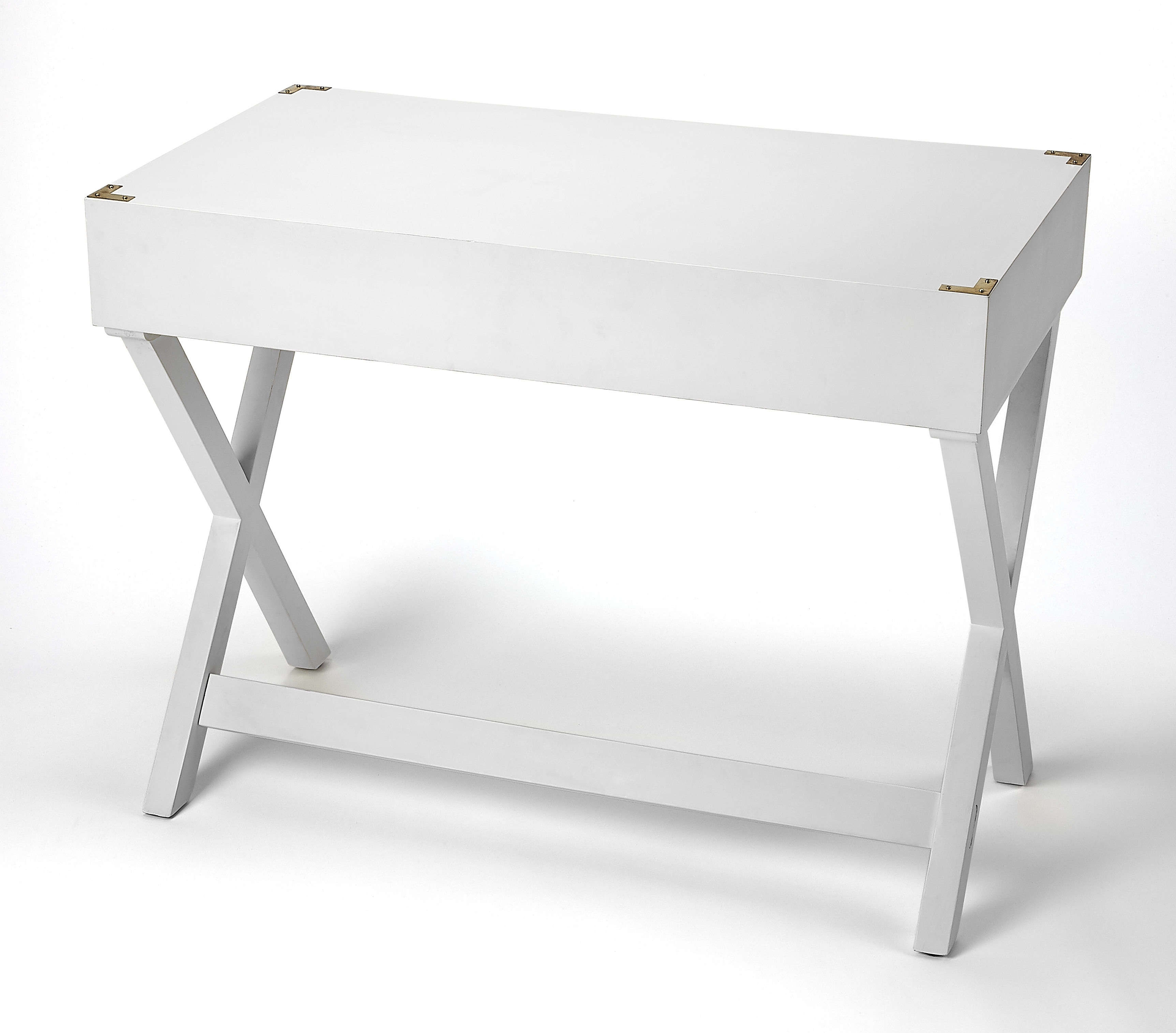 Forster Smooth White Desk - Image 1