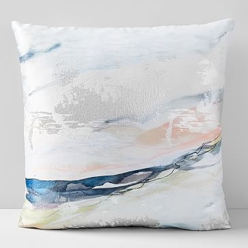 Landscape Dreams Brocade Pillow Case, Multi, 24"x24" - Image 0