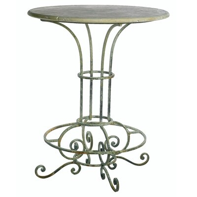 Dallas Bar Height Iron Pedestal Dining Table - Image 0
