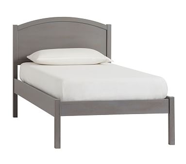 Austen Bed, Twin, Antiqued Charcoal, UPS - Image 0