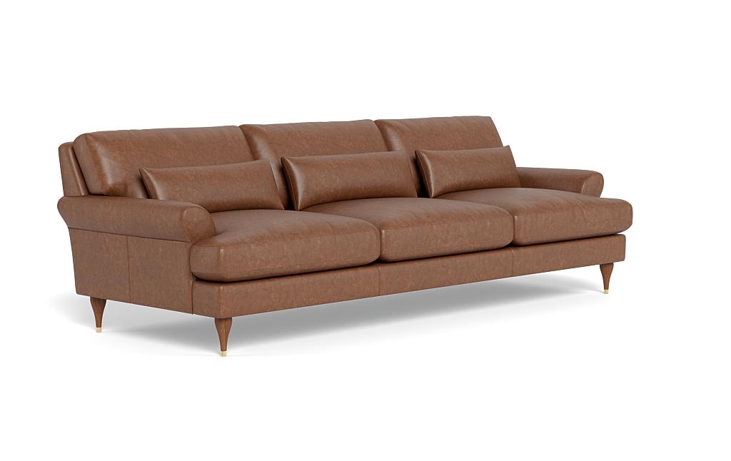 Maxwell Leather 3-Seat Sofa by Apartment Therapy - Image 1