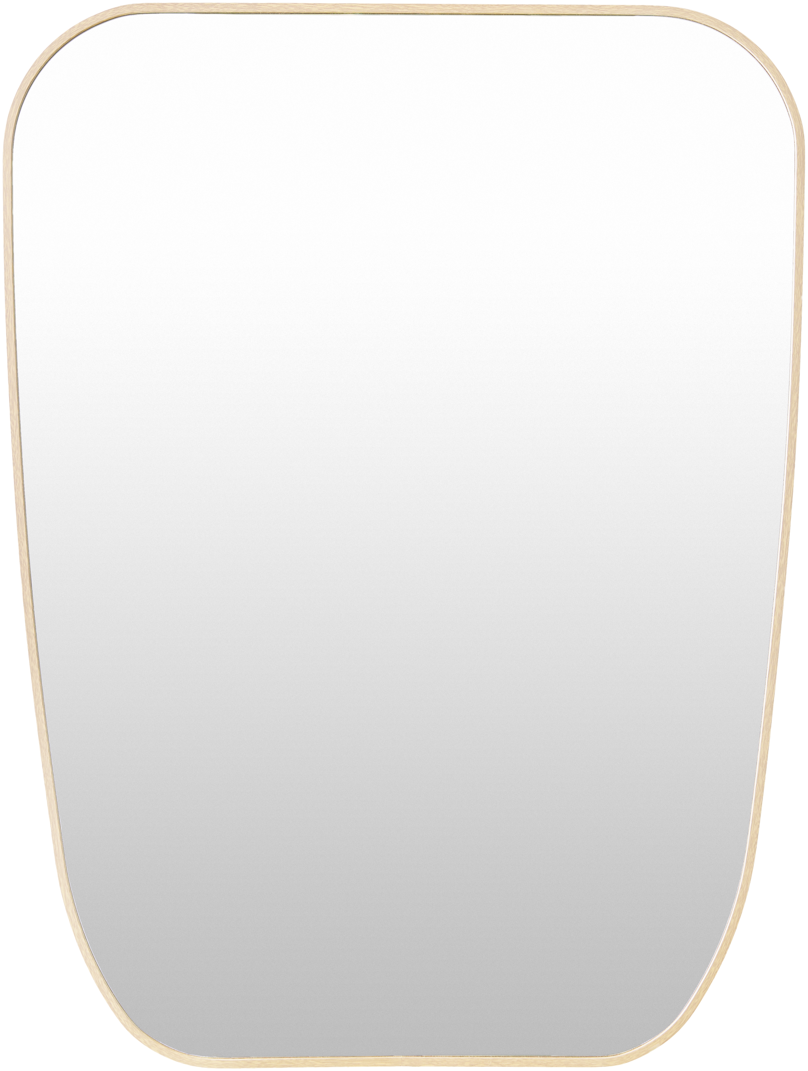 Aranya Brown 32"H x 24"W x 1"D Accent Mirror - Image 0